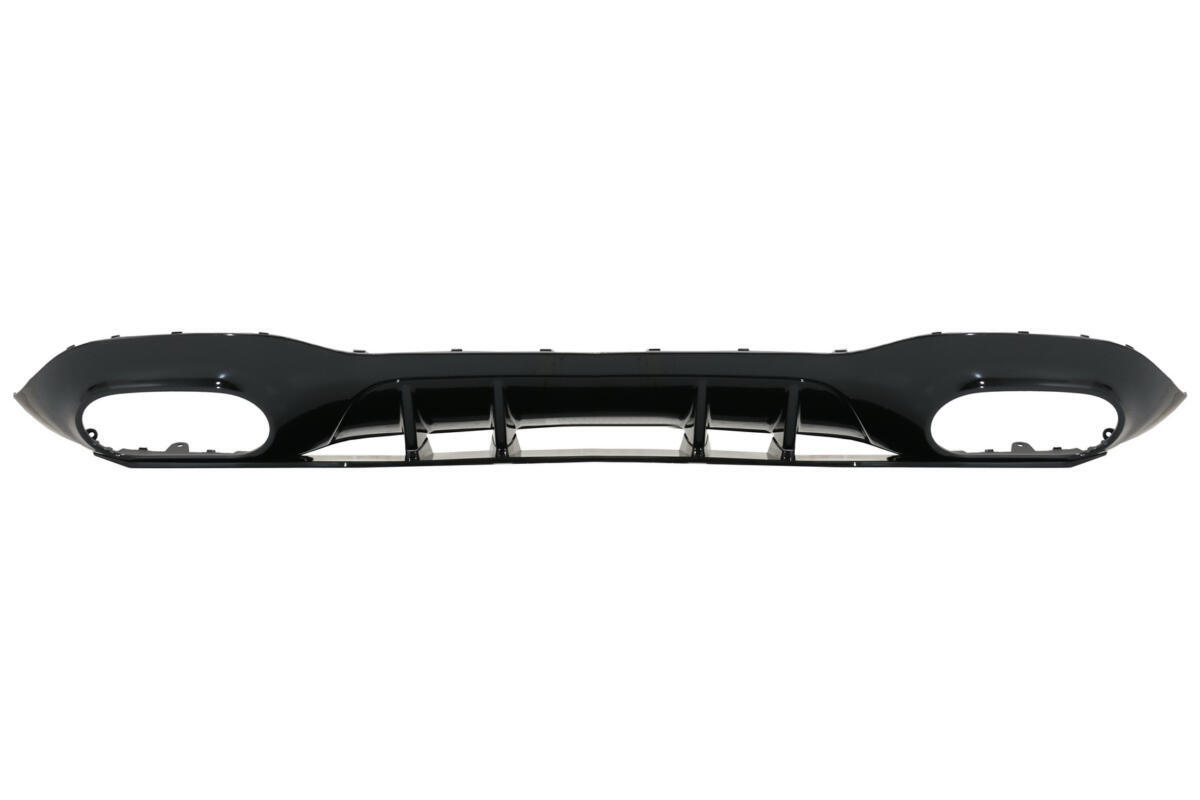 Bageste kofanger valance diffuser egnet til Mercedes A-Class W177 hatchback (2018-nu) krom udstødningsmuffler tips - Billede 2