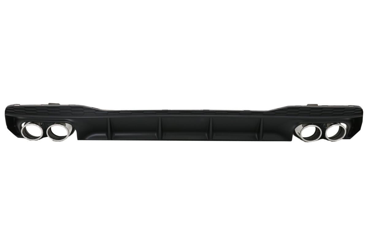Bageste kofanger valance diffuser og udstødningsspidser egnet til Audi A7 4K8 S-line (2018-nu) S7 RS7 design