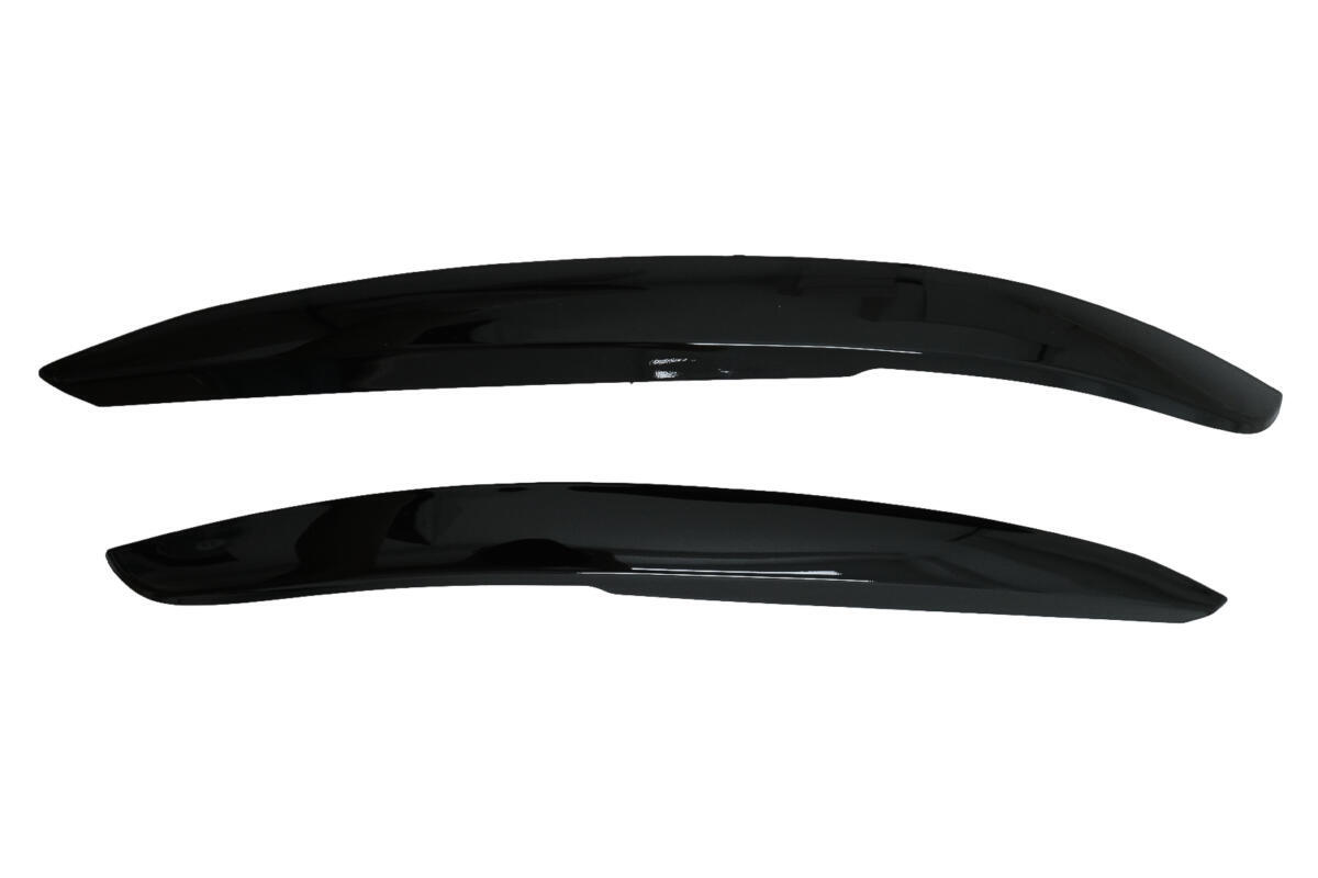 Forlygter Øjenbryn passende til VW Polo 6R 6C (2009-2017) Piano Sort - Billede 3