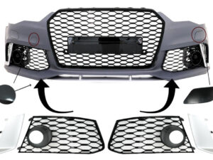 Frontskørtedele egnet til Audi A6 C7 4G Facelift (2011-2018) RS6 Design
