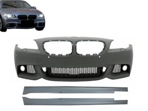 Frontskærm med sideskørter egnet til BMW 5 Serie F10 F11 Non LCI (07.2010-2013) Sedan Touring M-Technik Design