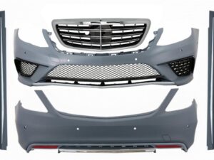 Bodykit med frontgrill egnet til Mercedes S-Class W222 (2013-06.2017) S63 design