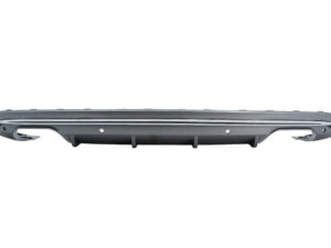 Bageste kofanger valance diffuser egnet til Audi Q5 8R (2009-2016) Platinum Grey