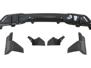 Aero Body Kit Front Bumper Lip og Air Diffuser egnet til BMW X5 G05 (2018-2022) M Performance Design Carbon Look
