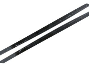 Side Skirts Lip Extensions velegnet til BMW 2 Series F22 F23 Coupe Cabriolet (2014-og frem) M-Sport Look i klaversort tilføjelse