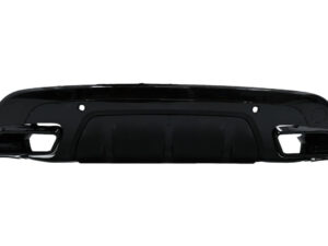 Bageste kofanger diffuser med udstødningsspidser, der passer til Land Range Rover Velar SUV L560 (2017-nu) - Dynamisk look i klaversort.