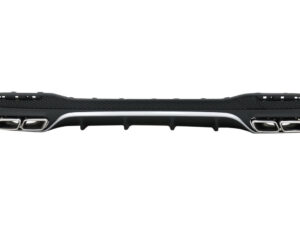 Bageste diffuser med udstødningsmuffetips, der passer til Mercedes GLE W166 SUV Sport Line (2015-2018)