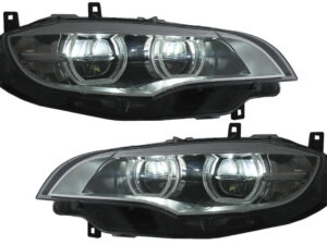 LED-forlygter Xenon Angel Eyes 3D Dual Halo Ringe egnet til BMW X6 E71 (2008-2012)
