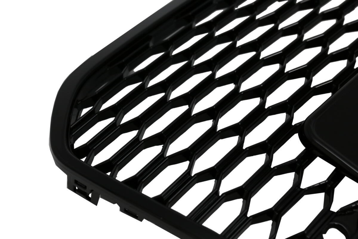 Frontgrill egnet til Audi A6 C7 4G Pre-Facelift (2011-2014) RS6 Design Piano Black - Billede 3
