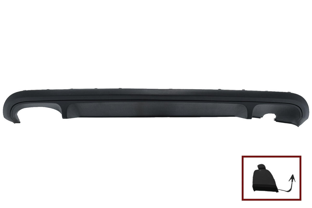 Bageste kofanger luftdiffuser egnet til VW Jetta Mk6 VI (2011-2014) GLI design
