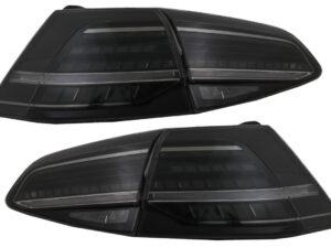 Fuldt LED baglygter egnet til VW Golf 7 & 7.5 VII (2012-2020) Facelift Retrofit G7.5 Look Dynamiske sekventielle blinklys Røgfarvet