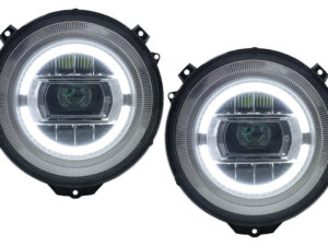 Fuldt LED-forlygter velegnet til Mercedes G-Class W463 (2005-2017) Chrome Facelift 2018 Design