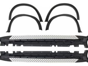 Skærmkantforlængelser med trinbrædder, der passer til BMW X5 E70 (2007-2013) M-Design