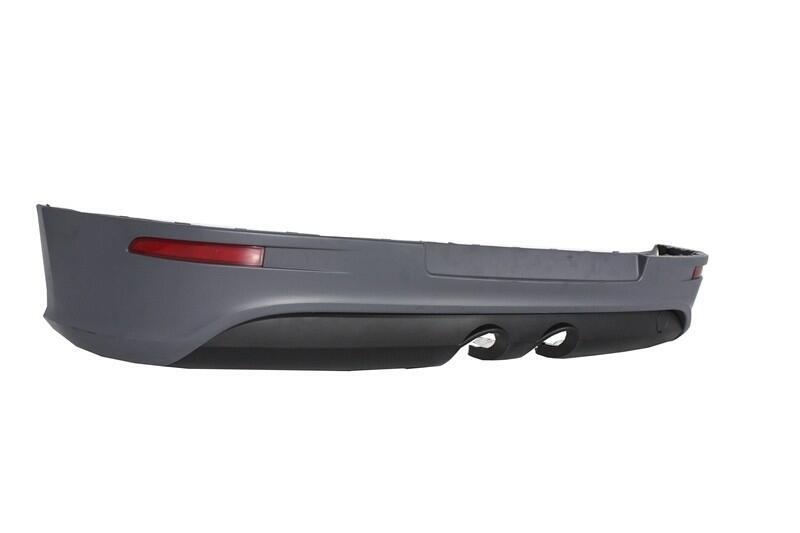 Bageste kofangerudvidelse med komplet udstødningssystem Catback, der passer til VW Golf 5 V (2003-2007) R32 Look - Billede 3