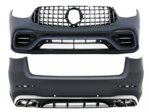 Body Kit egnet til Mercedes GLC SUV Facelift X253 (2020-nu) GLC63 Design Chrome
