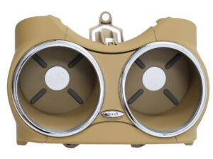 Front dobbelt kopholder egnet til Mercedes CLS C219 W219 (2003-2010) beige