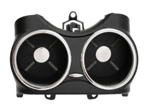 Front dobbelt kopholder egnet til Mercedes CLS C219 W219 (2003-2010) Sort