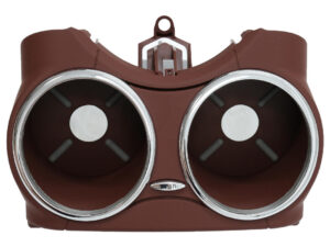 Front dobbelt kopholder egnet til Mercedes CLS C219 W219 (2003-2010) Rød