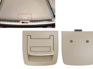 Indvendig bagagerumsmåtte gulvtæppe håndtag beige, egnet til BMW 5 Serie E61 (2003-2010) X5 E70 (2007-2013) X6 E71 E72 (2008-2015)