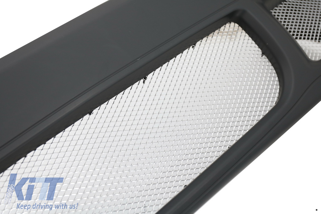 Frontkofanger egnet til VW Golf IV 4 MK4 (1997-2004) R32 Look med krom nederste gitter. - Billede 3