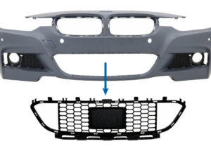 Frontskørtes centrale nederste gitter egnet til BMW 3-serie F30 F31 M-Tech (2011-2019) til ACC