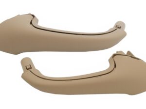 Sæt af indvendige dørhåndtag til frontdøre, egnet til Mercedes C-Class W203 S203 (2000-2007) i beige.