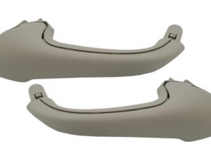 Sæt af indvendige dørhåndtag til frontdøre, egnet til Mercedes C-Class W203 S203 (2000-2007) i grå.