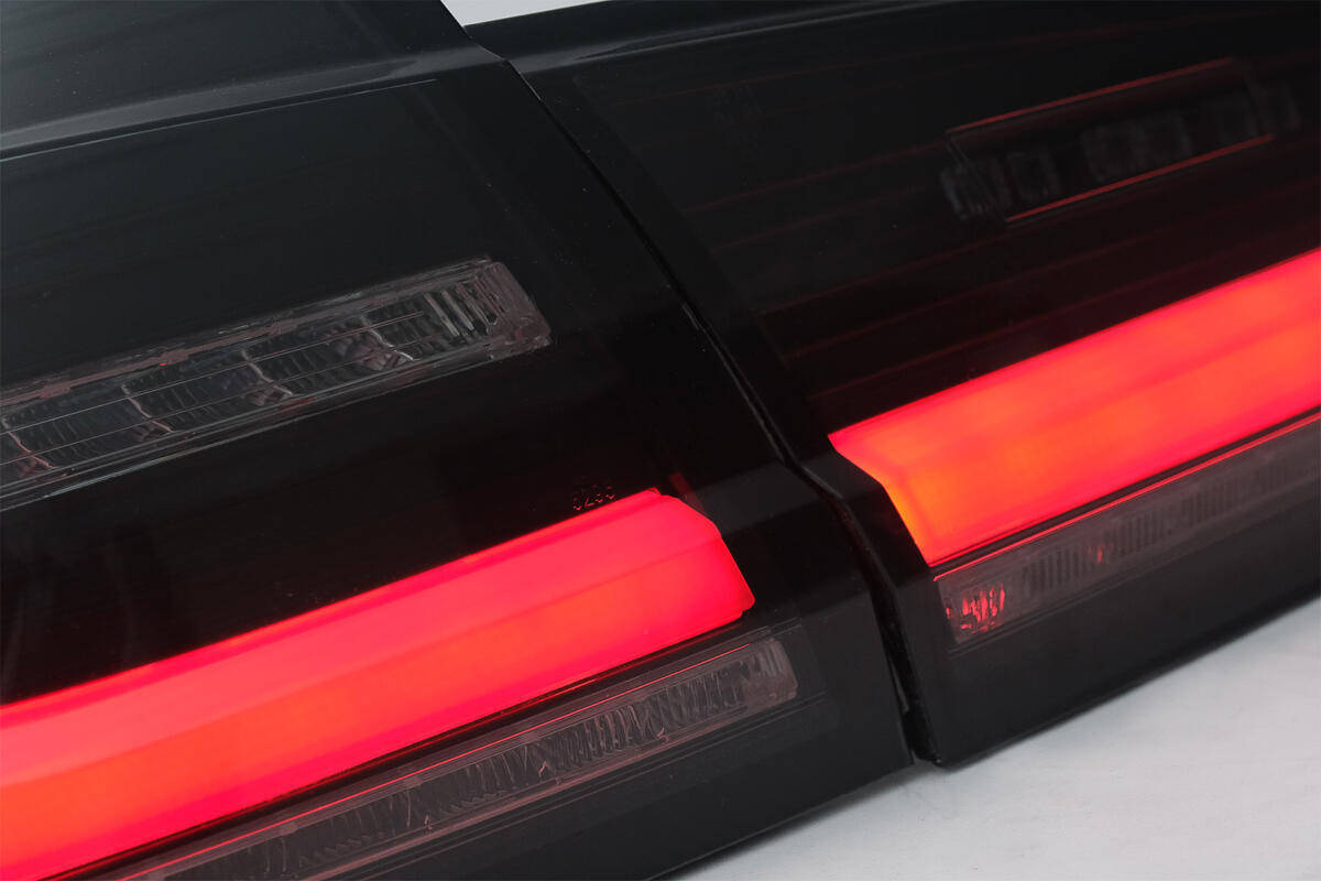 LED BAR baglygter velegnede til BMW 3 Series F30 Pre LCI & LCI (2011-2019) Sort røg med dynamisk sekventiel blinklys. - Billede 3