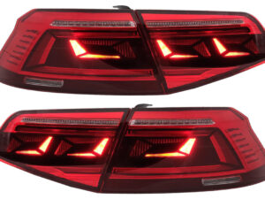 LED baglygter velegnet til VW Passat B8 3G (2015-2019) Limousine med sekventielle dynamiske blinklys B8.5 design.