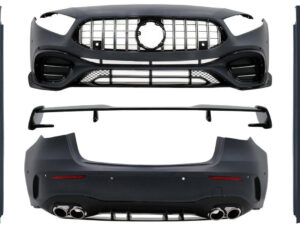Komplet bodykit velegnet til Mercedes A-Class W177 Hatchback 5 døre (2018-2022) A45 design