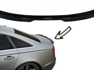 Bagagerumsspoiler egnet til Audi A6 C7 4G Sedan 4 Døre (2011-2018) Klaversort