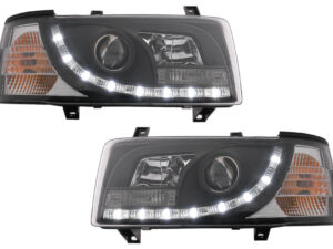 LED DRL-forlygter velegnede til VW Transporter T4 (1990-2003) Sorte