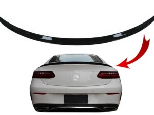 Bagagerumsspoiler egnet til Mercedes E-Class C238 Coupe (2016-og frem) i klaversort.