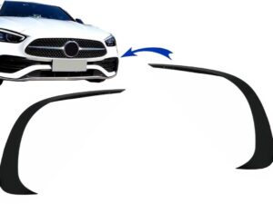 Frontbumper splittere finner aero velegnet til Mercedes C-Klasse W206 Sport Line (2021-nu) i piano sort.