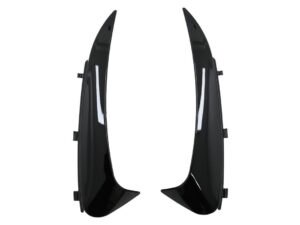 Bageste kofangerflaps sidefinne flics egnet til Mercedes C-Klasse C205 A205 (2015-2019) piano sort