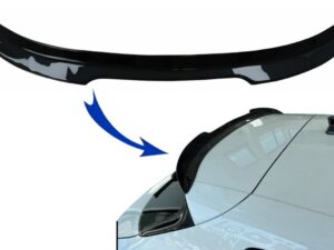 Tagspoiler-kappe passende til Seat Leon Mk4 (2020-nu) i piano sort.