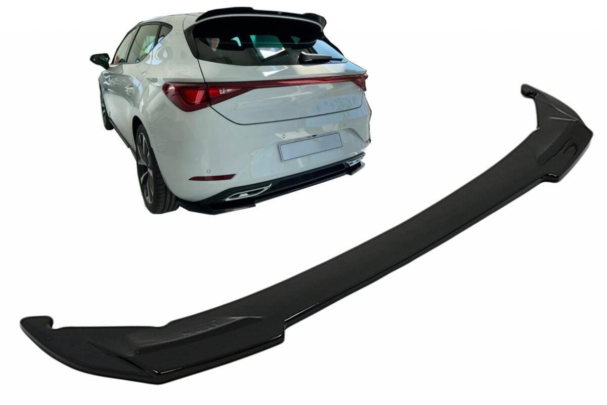 Bageste kofanger spoiler splitter egnet til Seat Leon Mk4 FR (2020-nu) i klaversort.