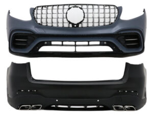 Komplet karosserikit velegnet til Mercedes GLC SUV X253 (2015-07.2019) GLC63 design kun til standardpakken.