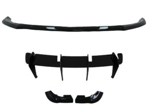 Aero Body Kit egnet til Mercedes A-Class W176 Sport Line (2015-2018) Piano Black