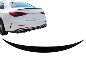 Bagagerumsspoiler egnet til Mercedes C-Class W206 Limousine (2021-nu) i klaversort.