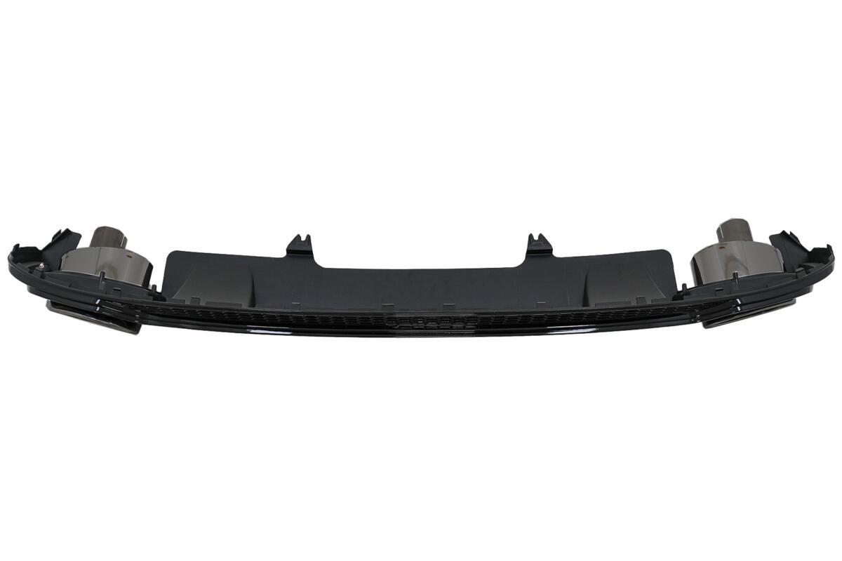 Bageste kofanger valance diffuser udstødningsmuffler tips egnet til Audi A4 B9 8W (2016-2018) Sedan Avant til S Line kofanger - Billede 3