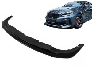 Frontspoilerlæbe til BMW 1 Series F40 M Sport (2019-nu) i piano sort