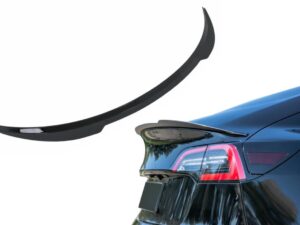 Bagagerumsspoiler egnet til Tesla Model 3 (2017-og frem) Klaver sort