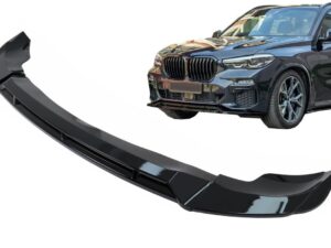 Frontspoilerlæbe til BMW X5 G05 M-Pakke (2018-2022) M Sport i piano sort