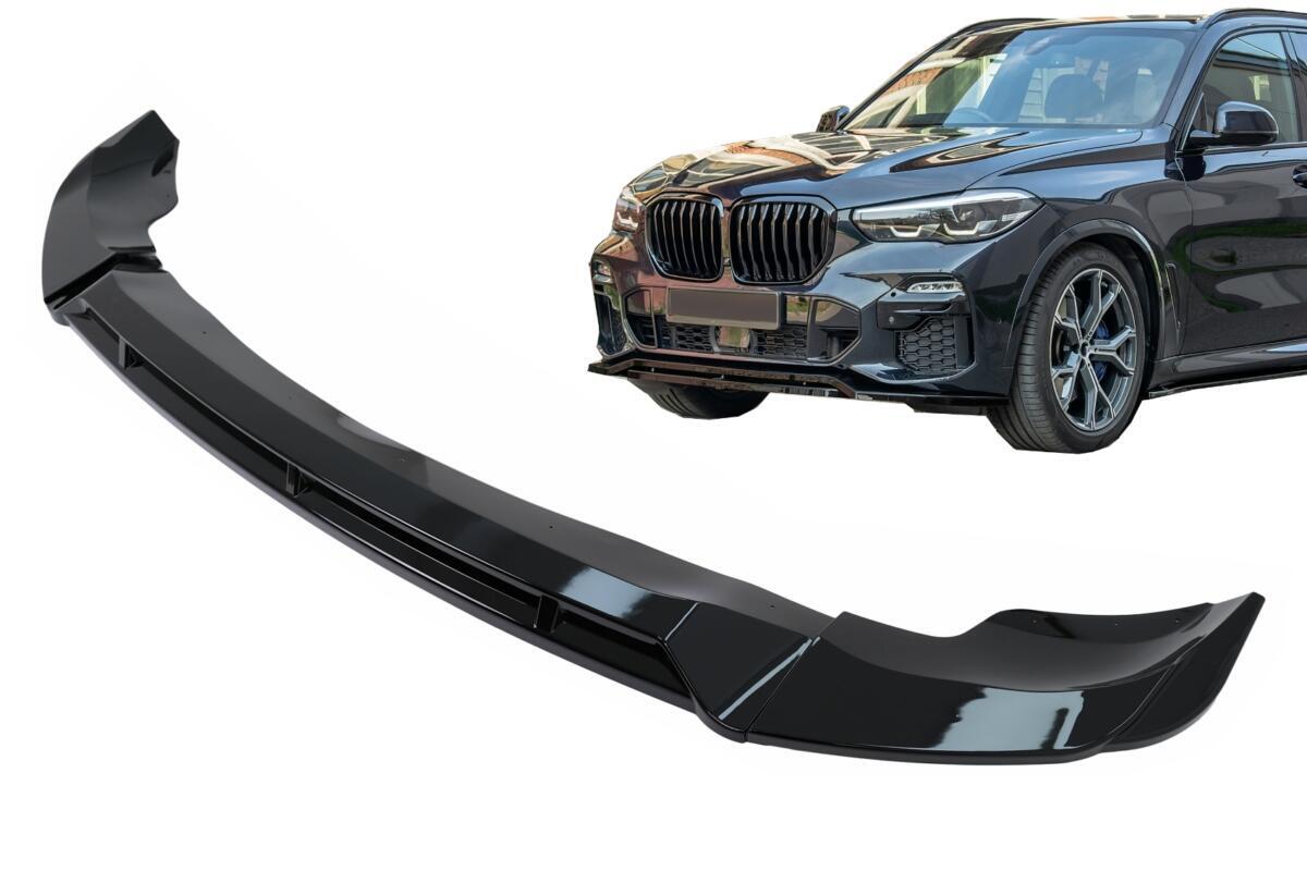 Frontspoilerlæbe til BMW X5 G05 M-Pakke (2018-2022) M Sport i piano sort