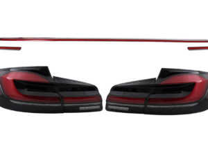 LED baglygter egnet til BMW 5-serie F10 (2011-2017) med dynamisk sekventiel blinklysopgradering til LCI G30 design.