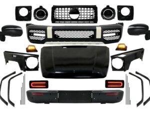 Body Kit konvertering til 2018 G63 design, der passer til Mercedes G-Class W463 (2008-2017)