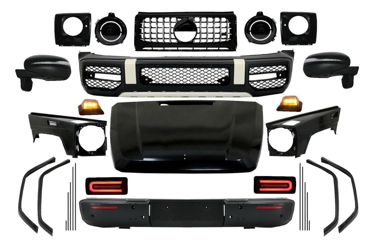 Body Kit konvertering til 2018 G63 design, der passer til Mercedes G-Class W463 (2008-2017)