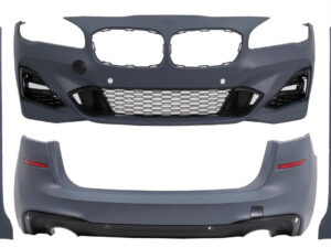 Body Kit egnet til BMW 2 Series F45 LCI Active Tourer (05.2017-12.2019) M-Technik Design med dobbelt udstødning til enkelt udstødning.
