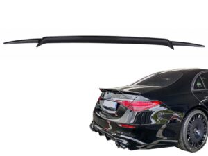 Bagagerumsspoiler egnet til Mercedes S-Klasse W223 Limousine (2020-og frem) i klaversort.